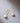 Smooth Coin Pearl Stem Earrings